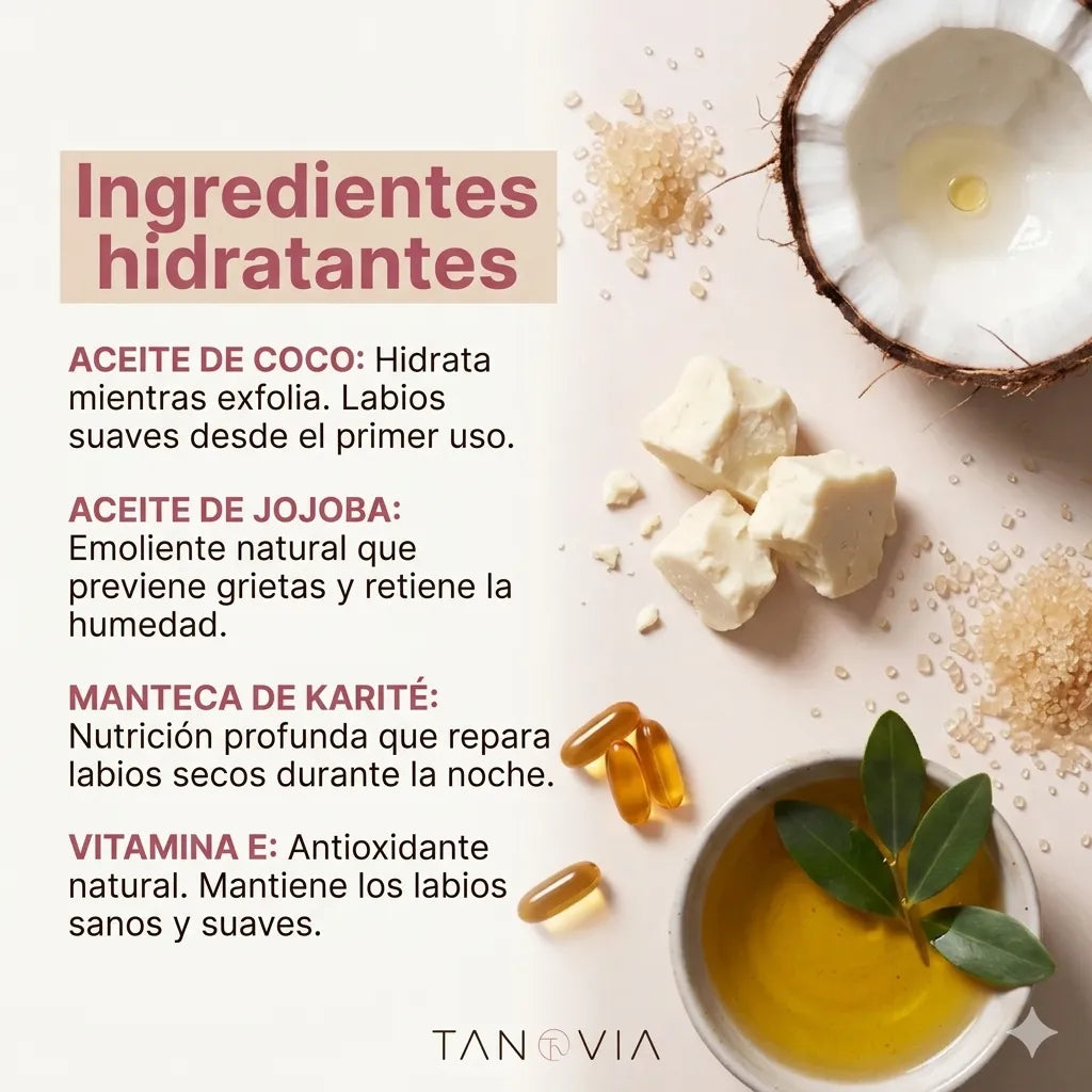 Exfoliante labial - coco