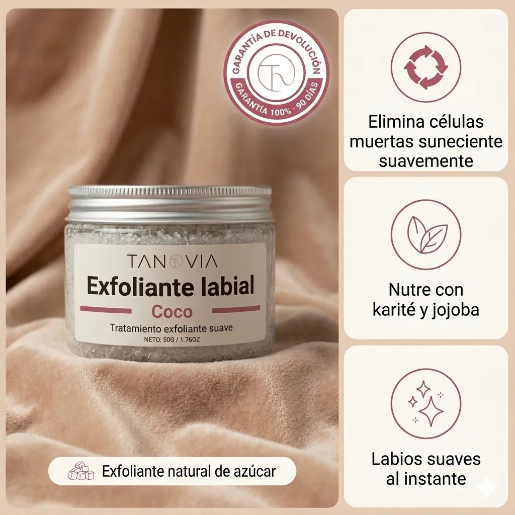Exfoliante labial - coco